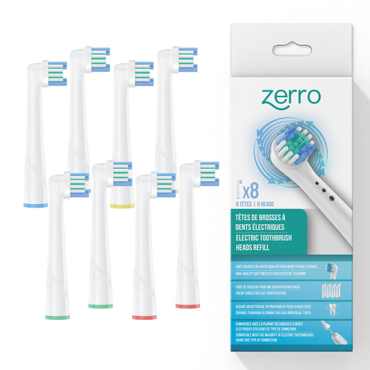 Replacement heads compatible with Oral-B electric toothbrush